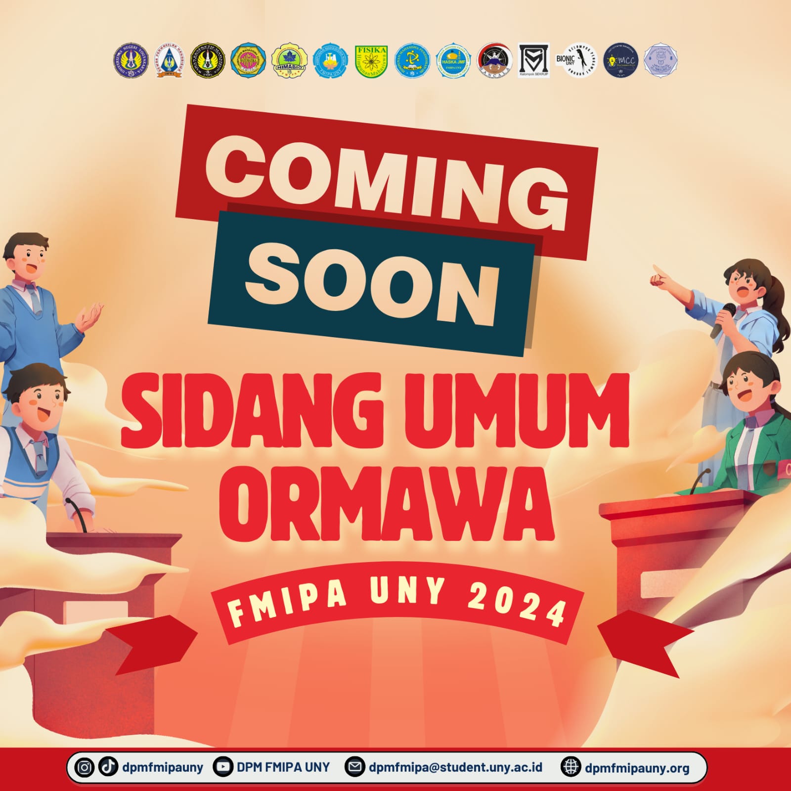 Coming Soon SU Ormawa FMIPA UNY Tahun 2024